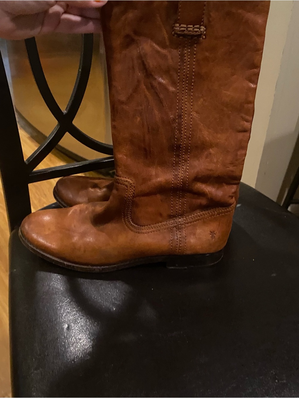Vintage Frye Soft Brown Leather Anna Mid-Calf Boot Women’s (6m)